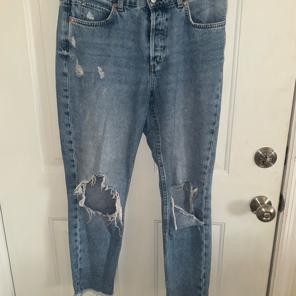 H&M Distressed Blue Jeans